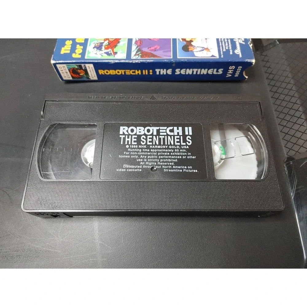 Robotech II: The Sentinels (VHS, 1986) Streamline Pictures Video Comics